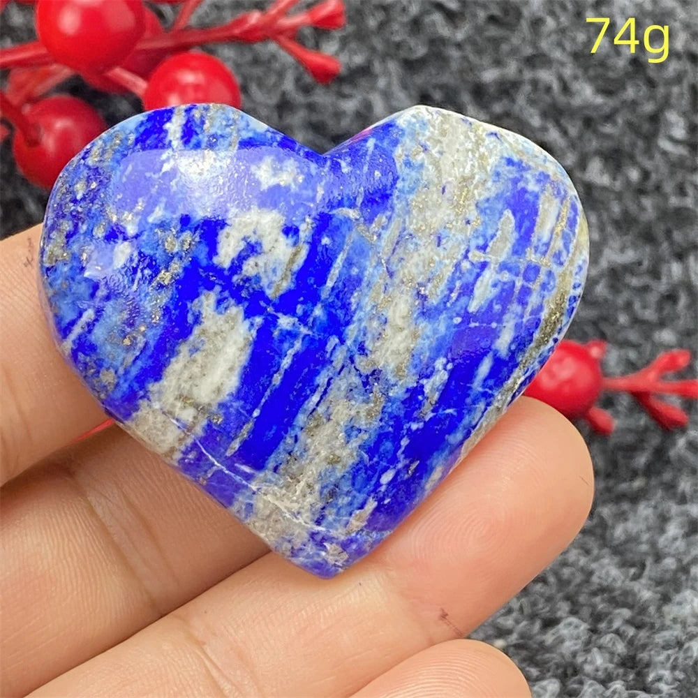 Blue Lapis Lazuli Hearts-ToShay.org