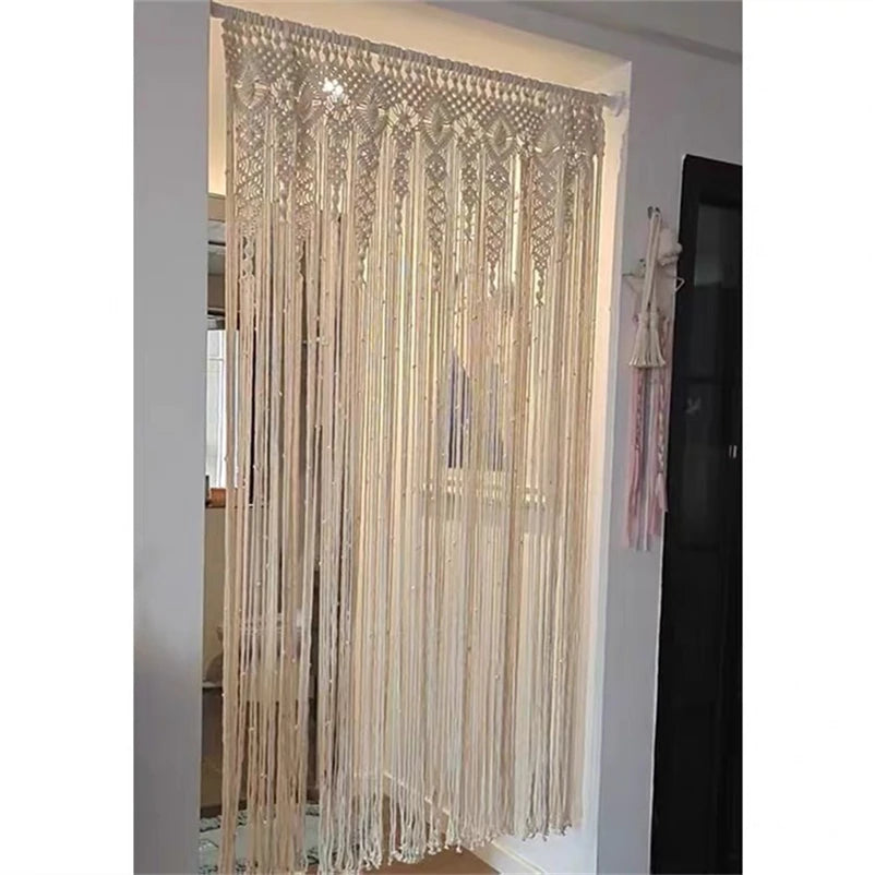 Macrame Door Curtain-ToShay.org