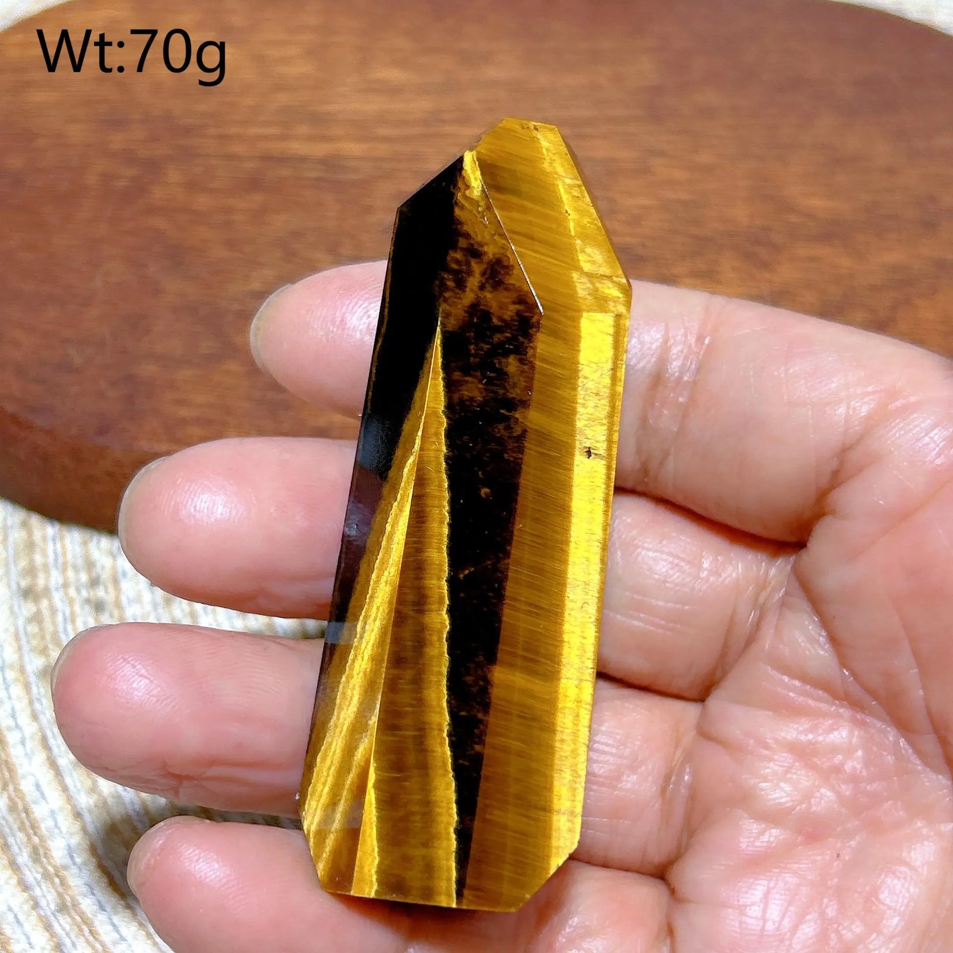 Yellow Blue Flash Tiger Eye-ToShay.org