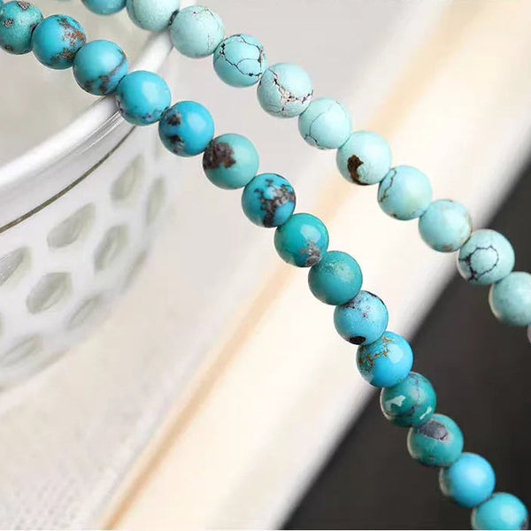 Blue Turquoise Wrap Bracelet-ToShay.org