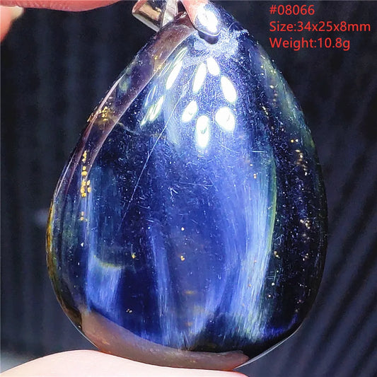 Blue Pietersite Chatoyant Pendant-ToShay.org
