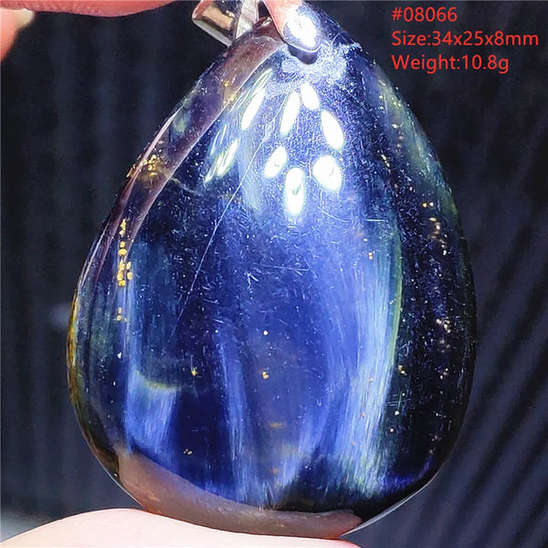 Blue Pietersite Chatoyant Pendant-ToShay.org