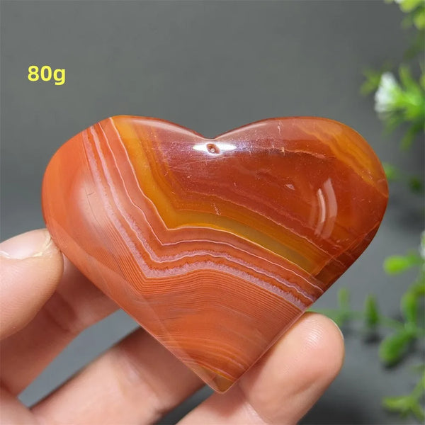 Red Agate Heart-ToShay.org