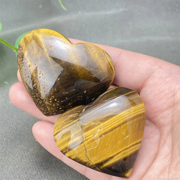 Yellow Tiger Eye Heart-ToShay.org