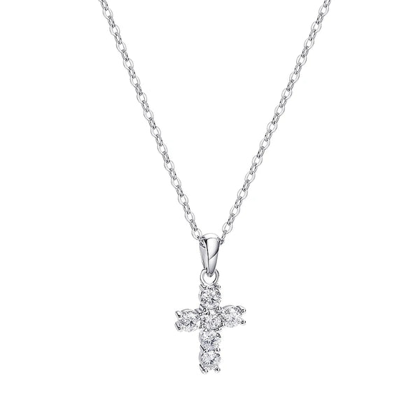 Gold Cross Pendant Necklace-ToShay.org