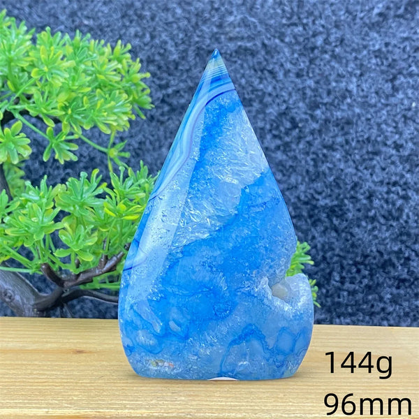 Blue Agate Torch-ToShay.org