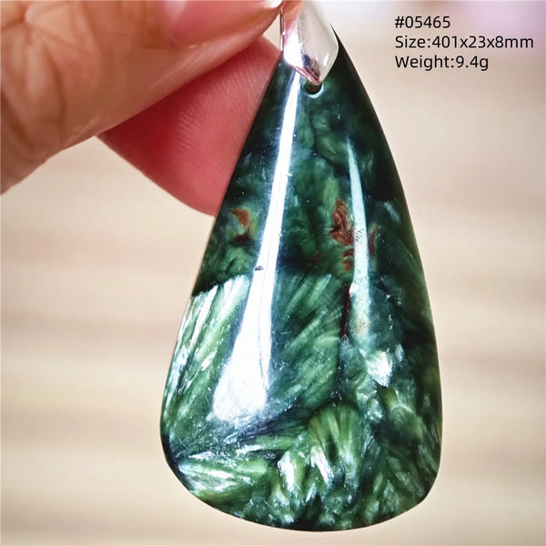 Green Seraphinite Pendant-ToShay.org