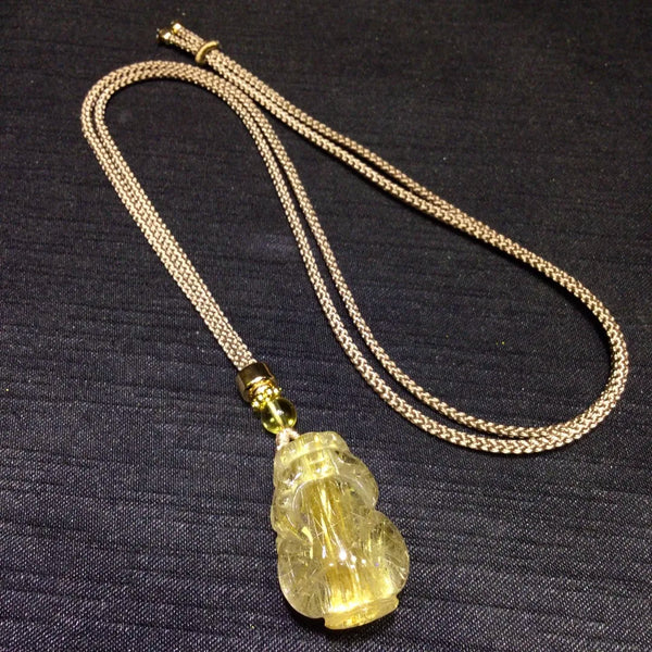 Gold Rutilated Quartz Pi Xiu-ToShay.org