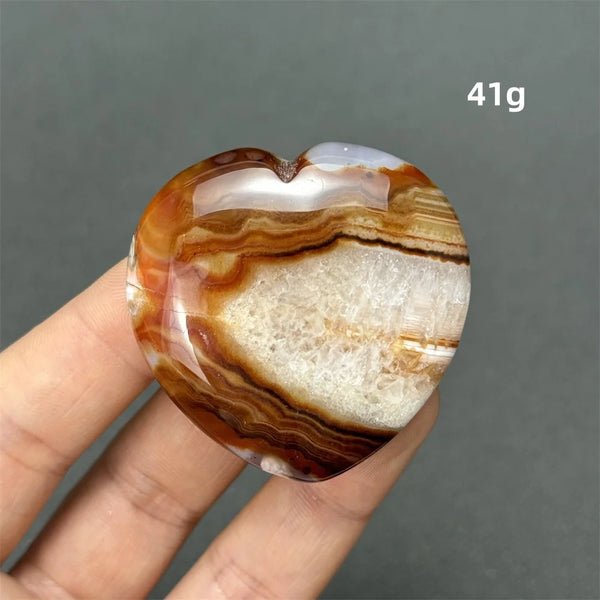 Orange Carnelian Heart-ToShay.org