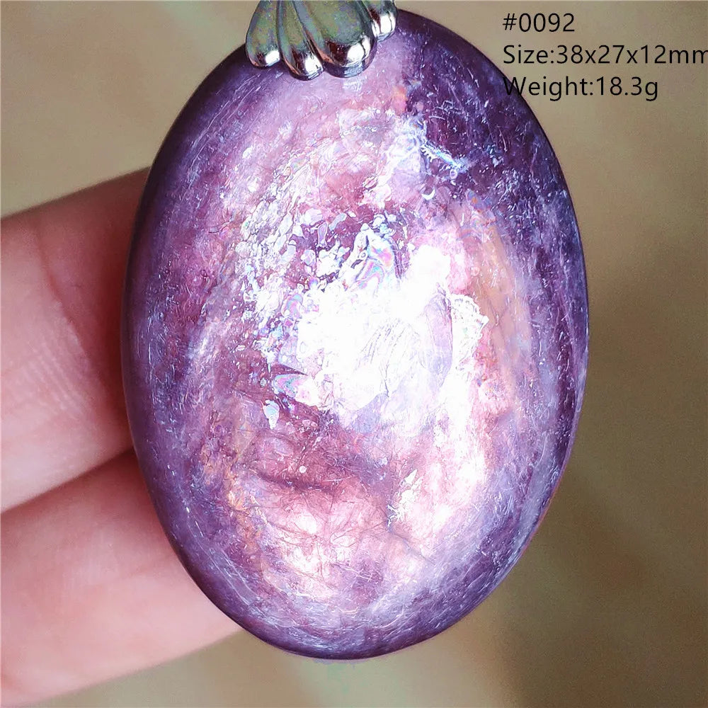 Purple Lepidolite Pendant-ToShay.org