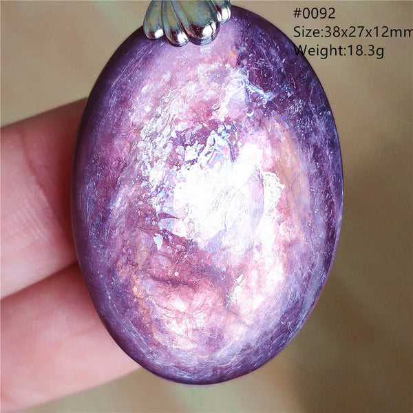 Purple Lepidolite Pendant-ToShay.org