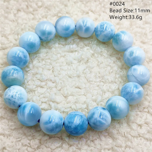 Blue Larimar Bead Bracelet-ToShay.org