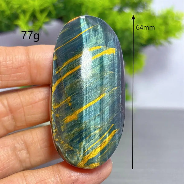 Blue Yellow Tiger Eye Stone-ToShay.org