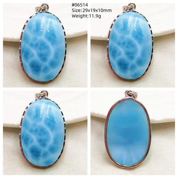 Blue Larimar Pendant-ToShay.org