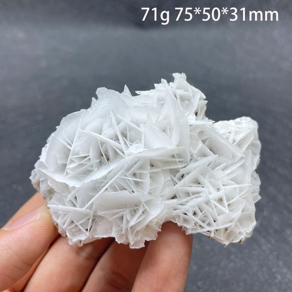 Rose Calcite Crystal Cluster-ToShay.org