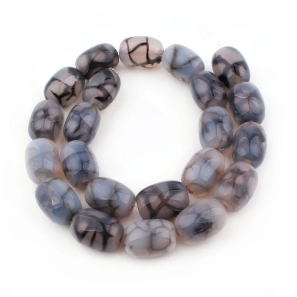 Red Agate Column Beads-ToShay.org