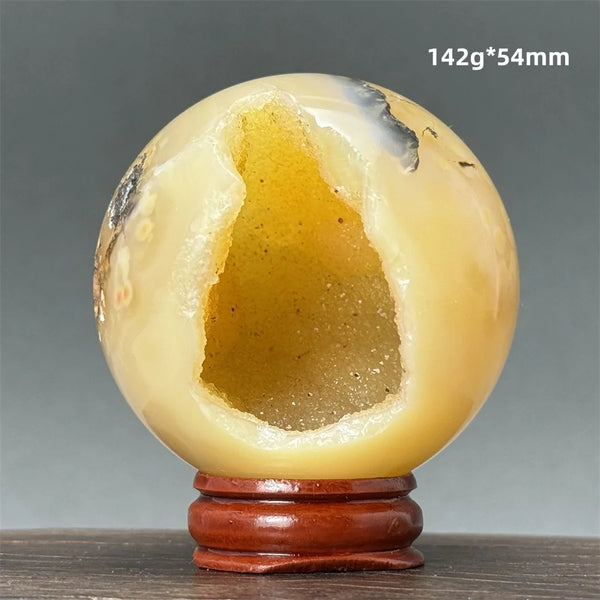 Yellow Quartz Agate Druzy-ToShay.org