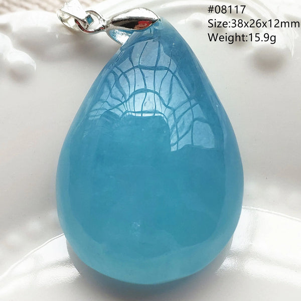 Blue Aquamarine Pendant-ToShay.org