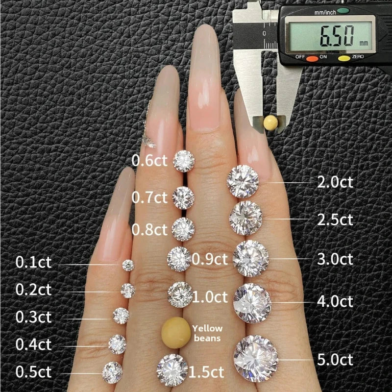 Clear Faceted Diamonds-ToShay.org