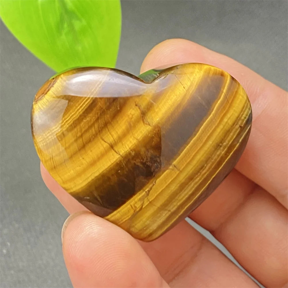 Yellow Tiger Eye Heart-ToShay.org