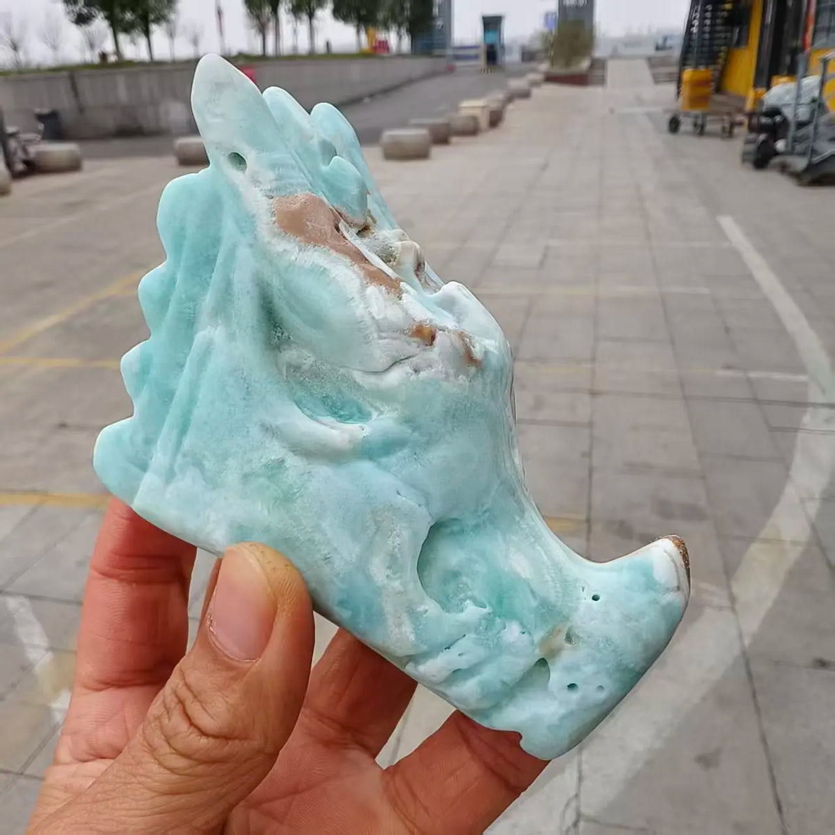 Blue Ore Dragon Head-ToShay.org