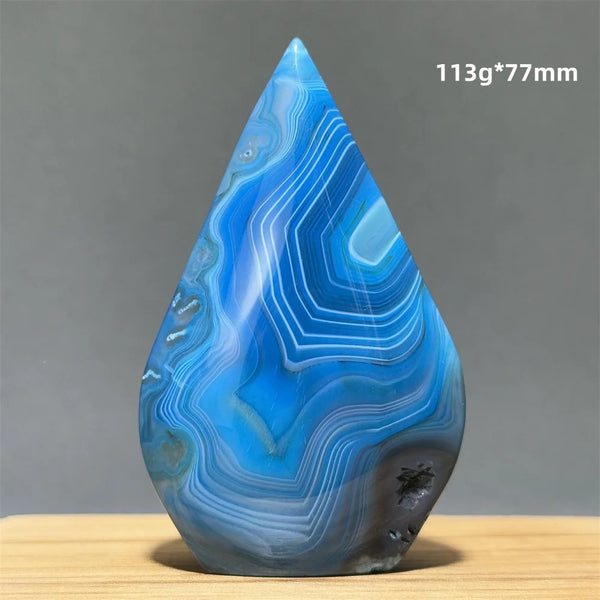 Blue Agate Torch-ToShay.org