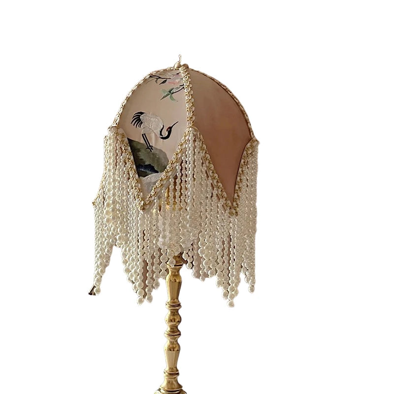 Jacquard Bead Lampshade-ToShay.org