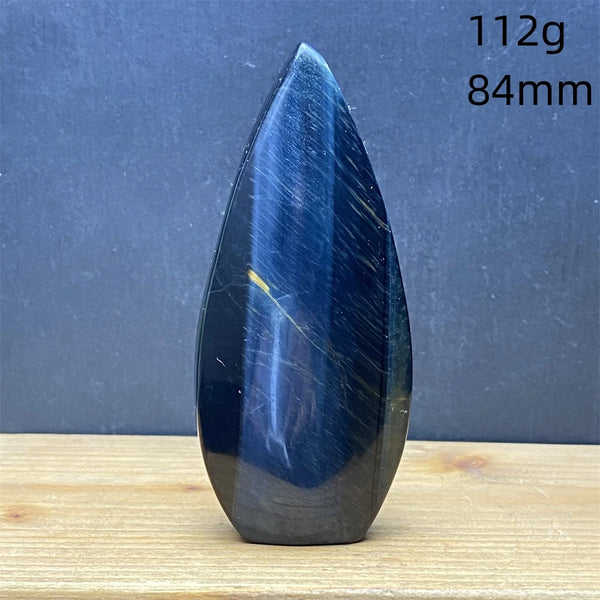 Blue Tiger Eye Stone Flame-ToShay.org