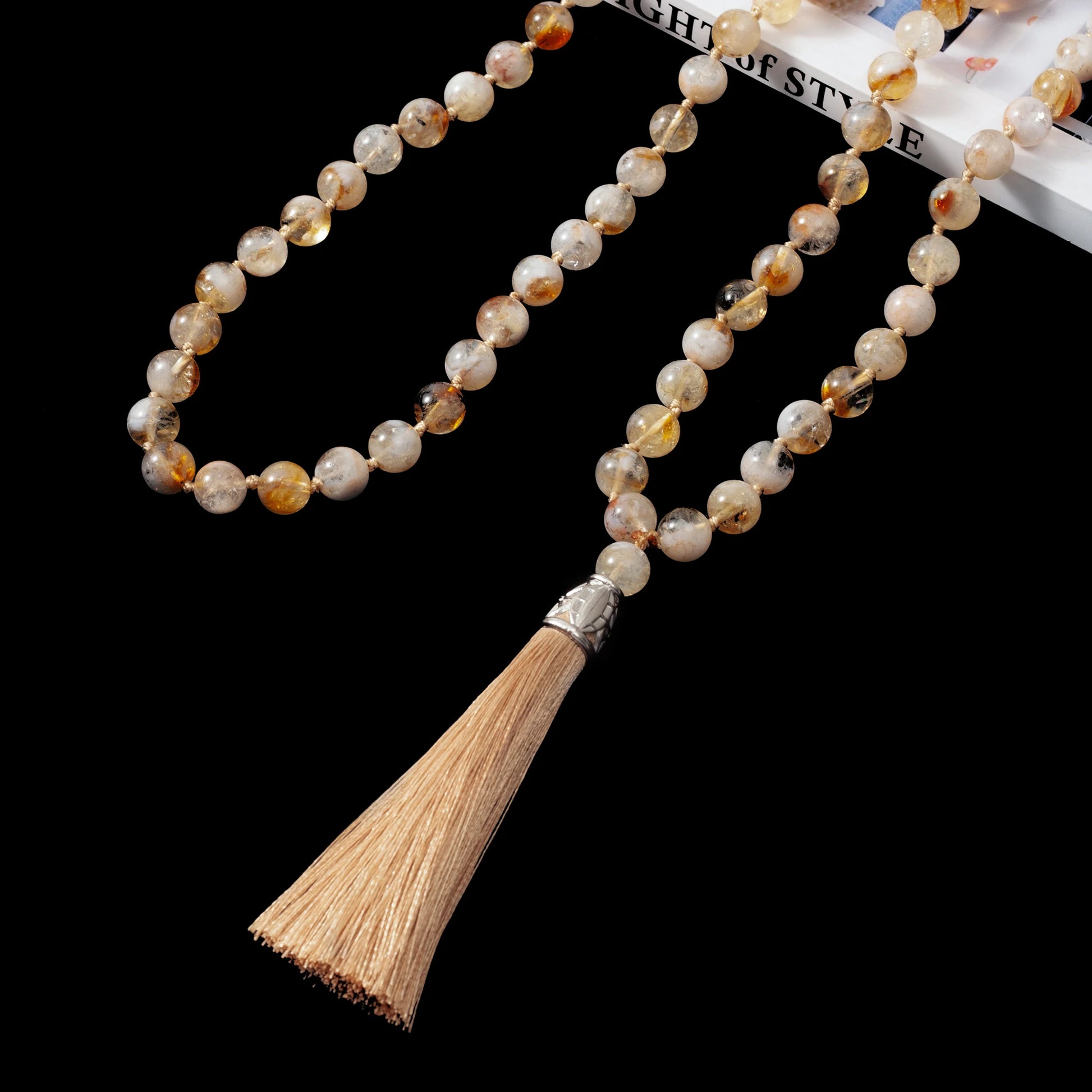 Yellow Citrine Mala Beads-ToShay.org