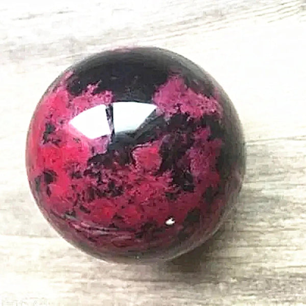 Pink Peach Blossom Jade Ball-ToShay.org