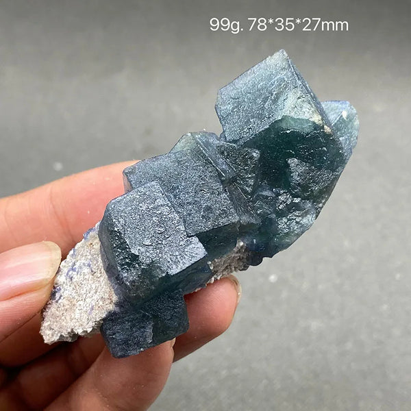 Blue Fluorite Crystal-ToShay.org