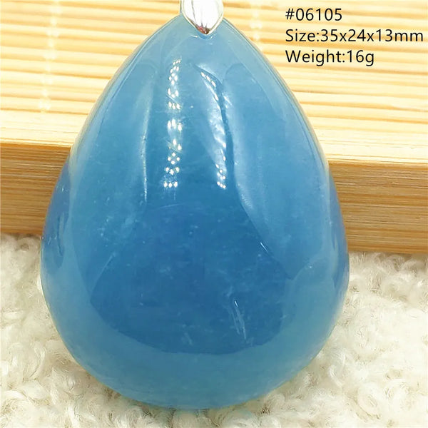 Blue Aquamarine Pendant-ToShay.org