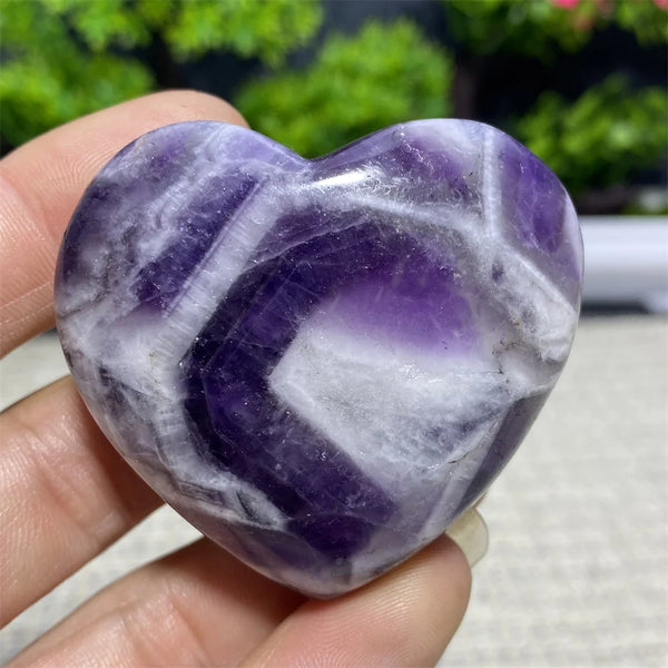 Purple Dream Amethyst Heart-ToShay.org