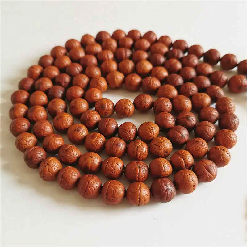Brown Phoenix Eye Bodhi Mala-ToShay.org