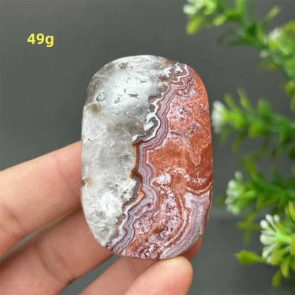 Red Agate Palm Stone-ToShay.org