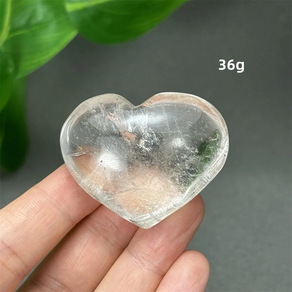 Clear Crystal Heart-ToShay.org