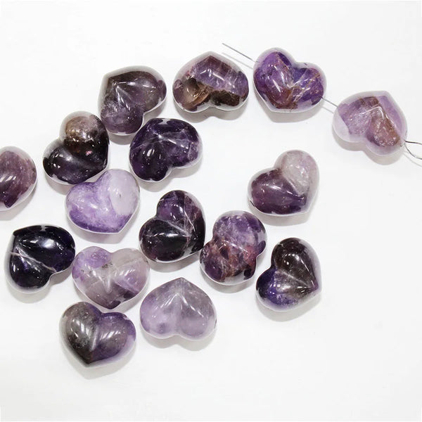 Mixed Quartz Crystal Hearts-ToShay.org