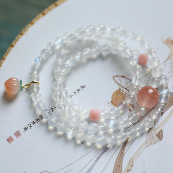 White Moonlight Crystal Bracelet-ToShay.org