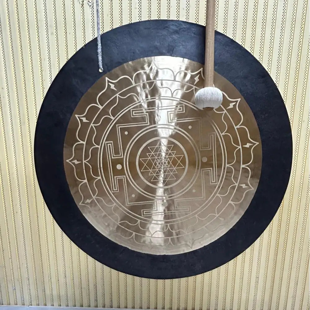 Bronze Sri Yantra Gong-ToShay.org