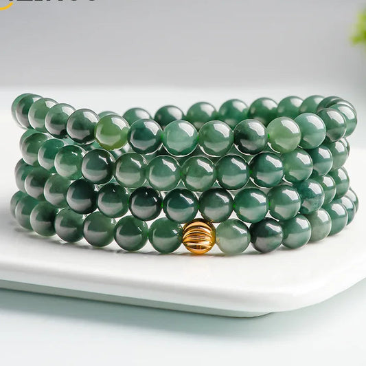 Green Jadeite Necklace-ToShay.org