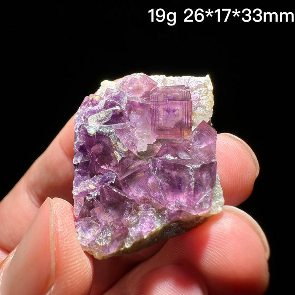 Purple Fluorite Crystal-ToShay.org