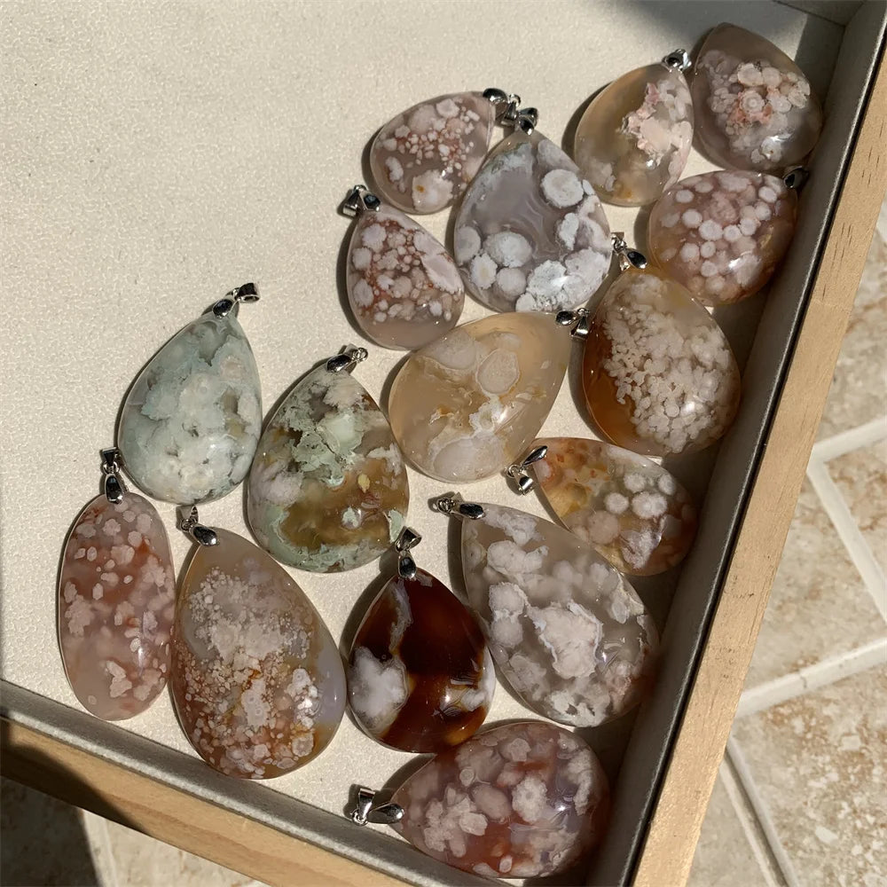 Pink Cherry Blossom Agate-ToShay.org