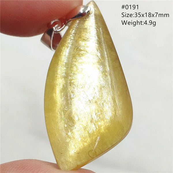 Gold Lepidolite Flash Pendant-ToShay.org