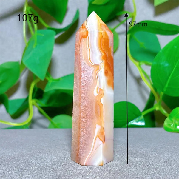 Orange Carnelian Crystal Tower-ToShay.org
