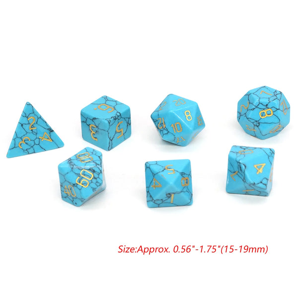 Crystal Platonic Solid Dice-ToShay.org