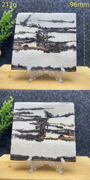 Blue Landscape Painting Slices-ToShay.org