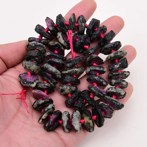 Red Ruby Rough Beads-ToShay.org