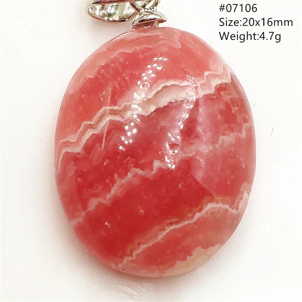 Red Rhodochrosite Pendant-ToShay.org