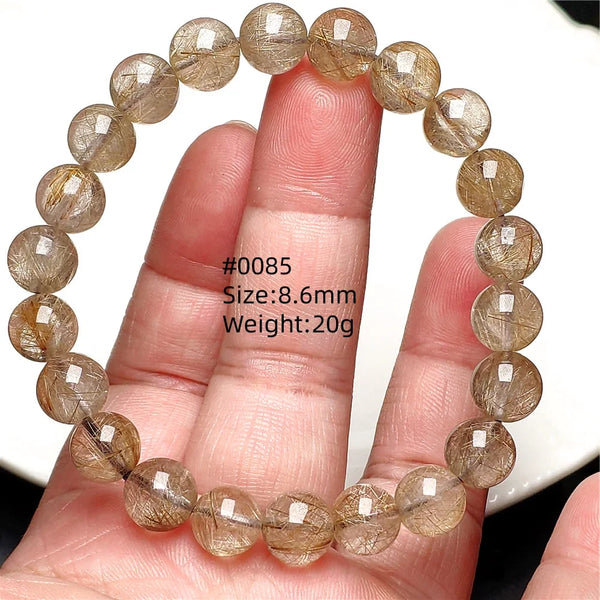 Silver Rutilated Quartz Bracelet-ToShay.org