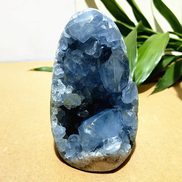 Blue Celestine Crystal Geode-ToShay.org